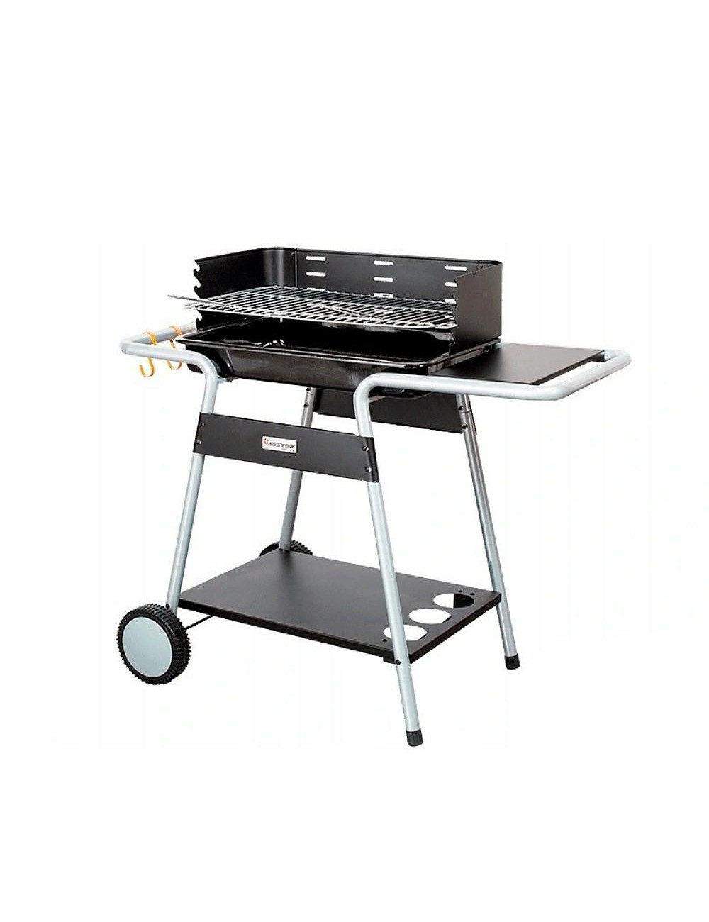 GRILL PROSTOKĄTNY Z BOCZNĄ PÓŁKĄ MG904