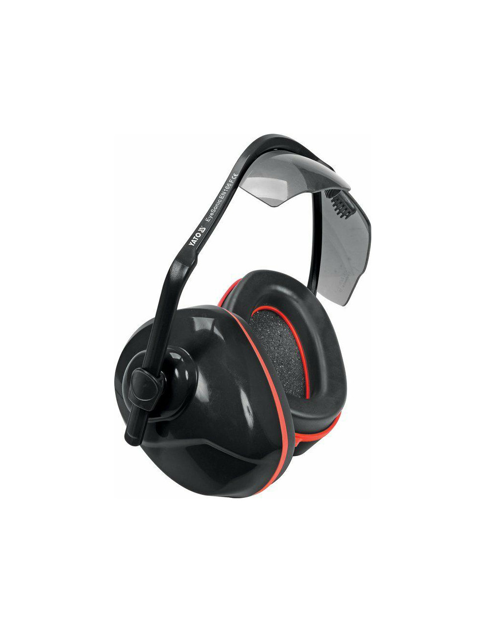 YATO NAUSZNIKI ZINTEGROWANE Z OKULARAMI SZARE