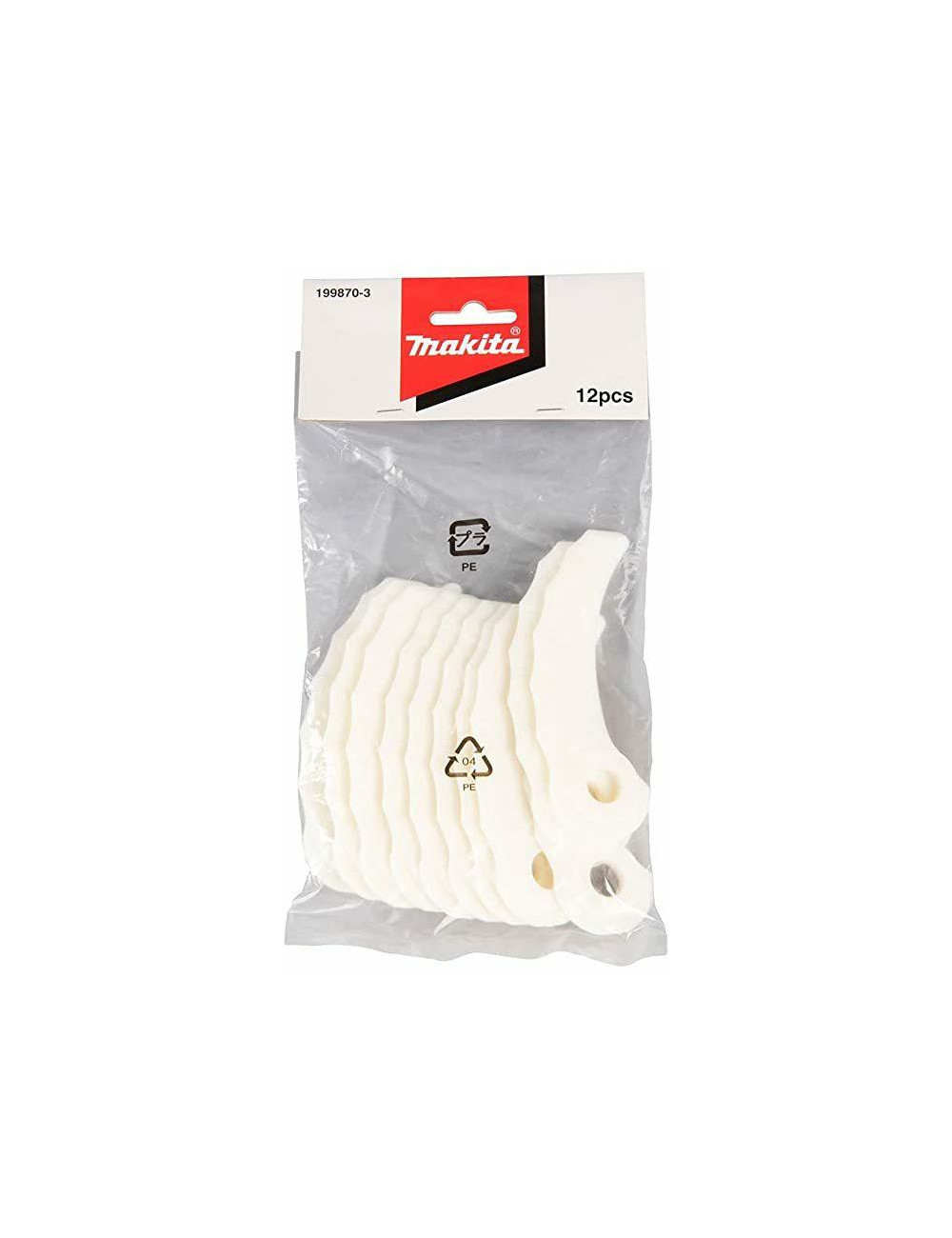 MAKITA NOŻE WYMIENNE Z POLIAMIDU DO 199868-0 (12SZT)