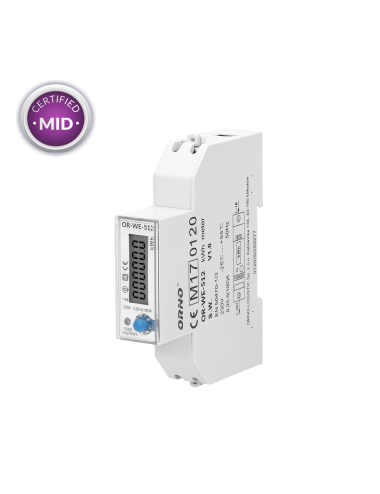 ORNO 1-FAZOWY LICZNIK ENERGII ELEKT.100A MID