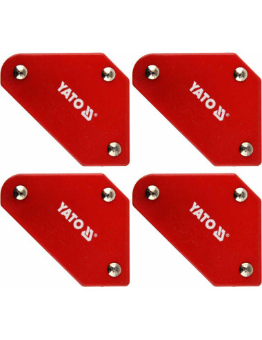 YATO KĄTOWNIK SPAWALNICZY MAGNETYCZNY KOMPLET 4szt. YT-08677