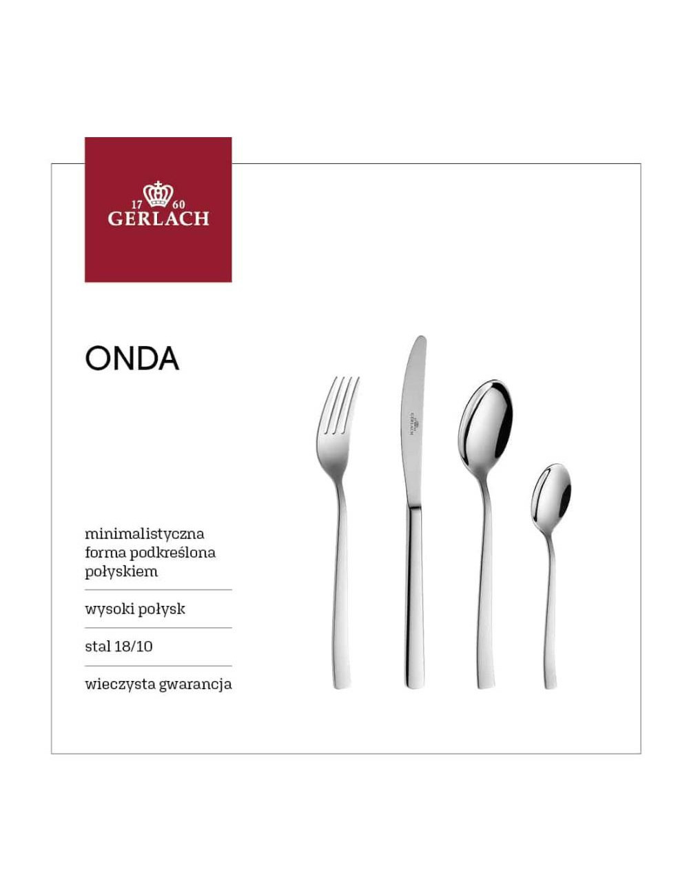 GERLACH ZESTAW SZTUĆCÓW ONDA 24szt.