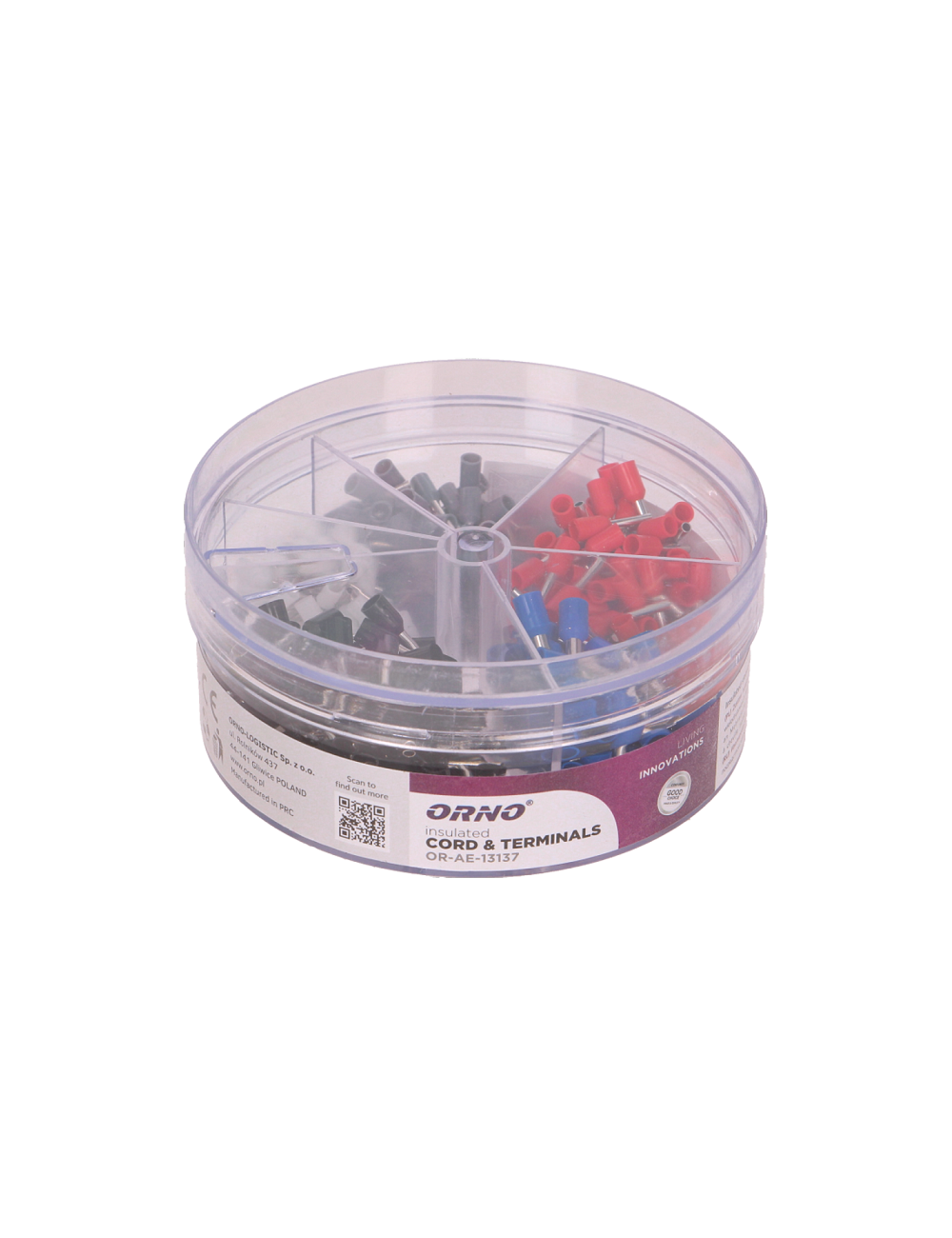 ORNO ZESTAW TULEJEK 400 SZT