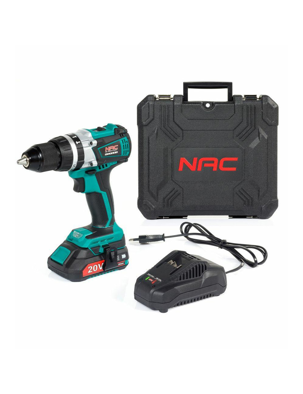 NAC WIERTARKO-WKRĘTARKA UDAROWA 20V 1x2,0Ah CDB1-LI-20V