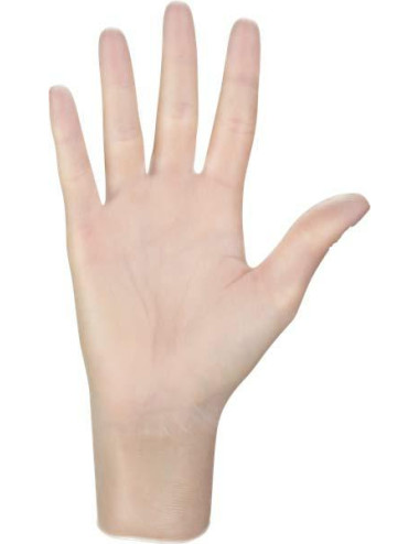 RĘKAWICE WINYLOWE PUDROWANE 100szt. XL