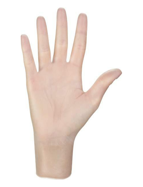 RĘKAWICE WINYLOWE PUDROWANE 100szt. XL