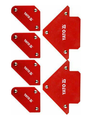 YATO KĄTOWNIK SPAWALNICZY MAGNETYCZNY KOMPLET 6szt. YT-08678