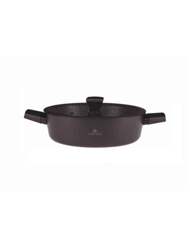 GERLACH GARNEK Z POKRYWKĄ GRANITEX 28cm