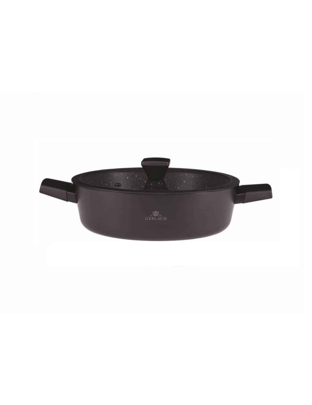 GERLACH GARNEK Z POKRYWKĄ GRANITEX 28cm