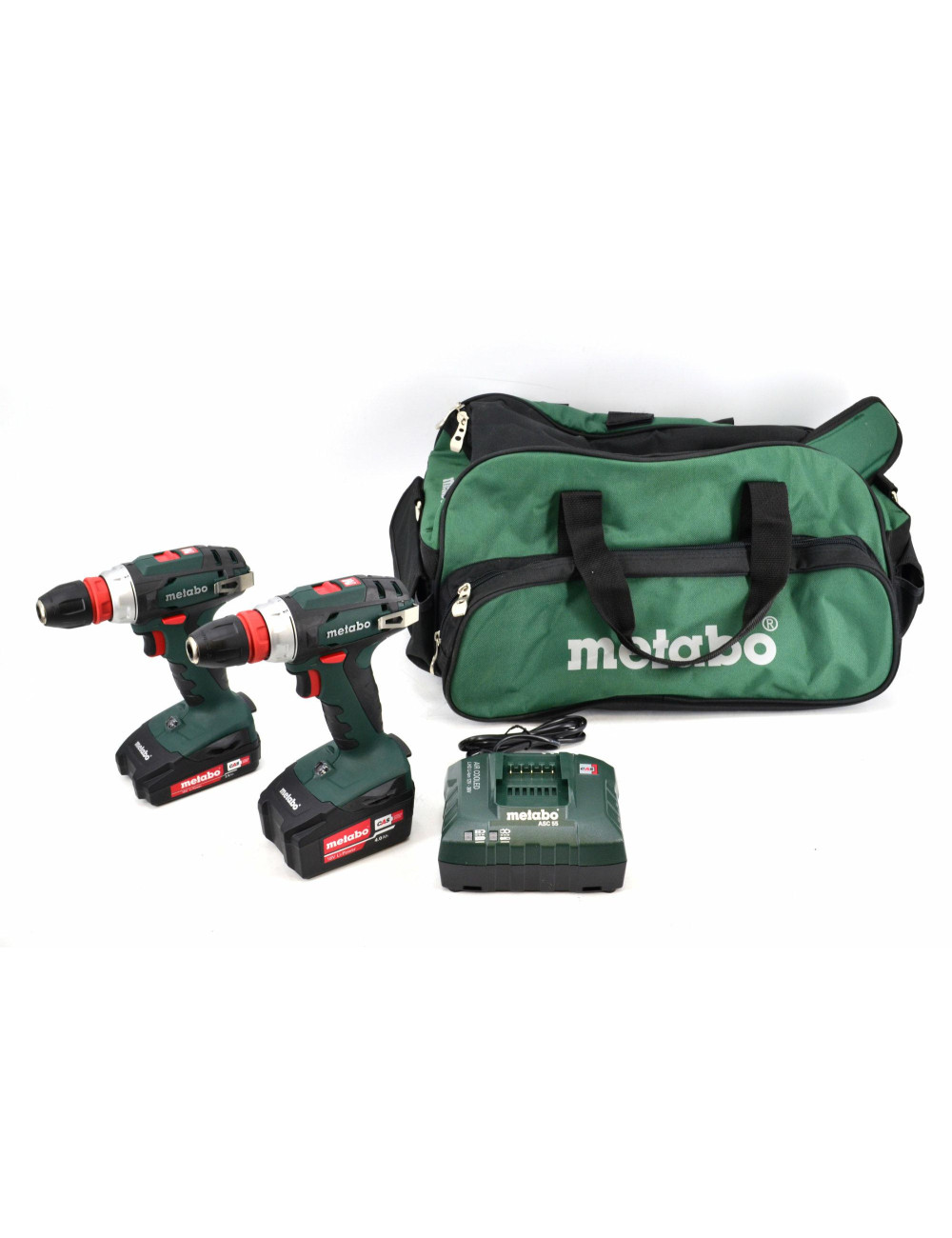 METABO ZESTAW WKRĘTAREK 2xBS18Q 1x2,0AH1 x 4,0AH+TORBA