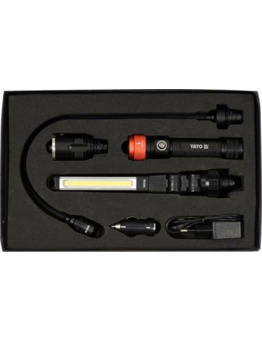 YATO LAMPA WARSZTATOWA 3w1 W WALIZCE 380LM YT-08521