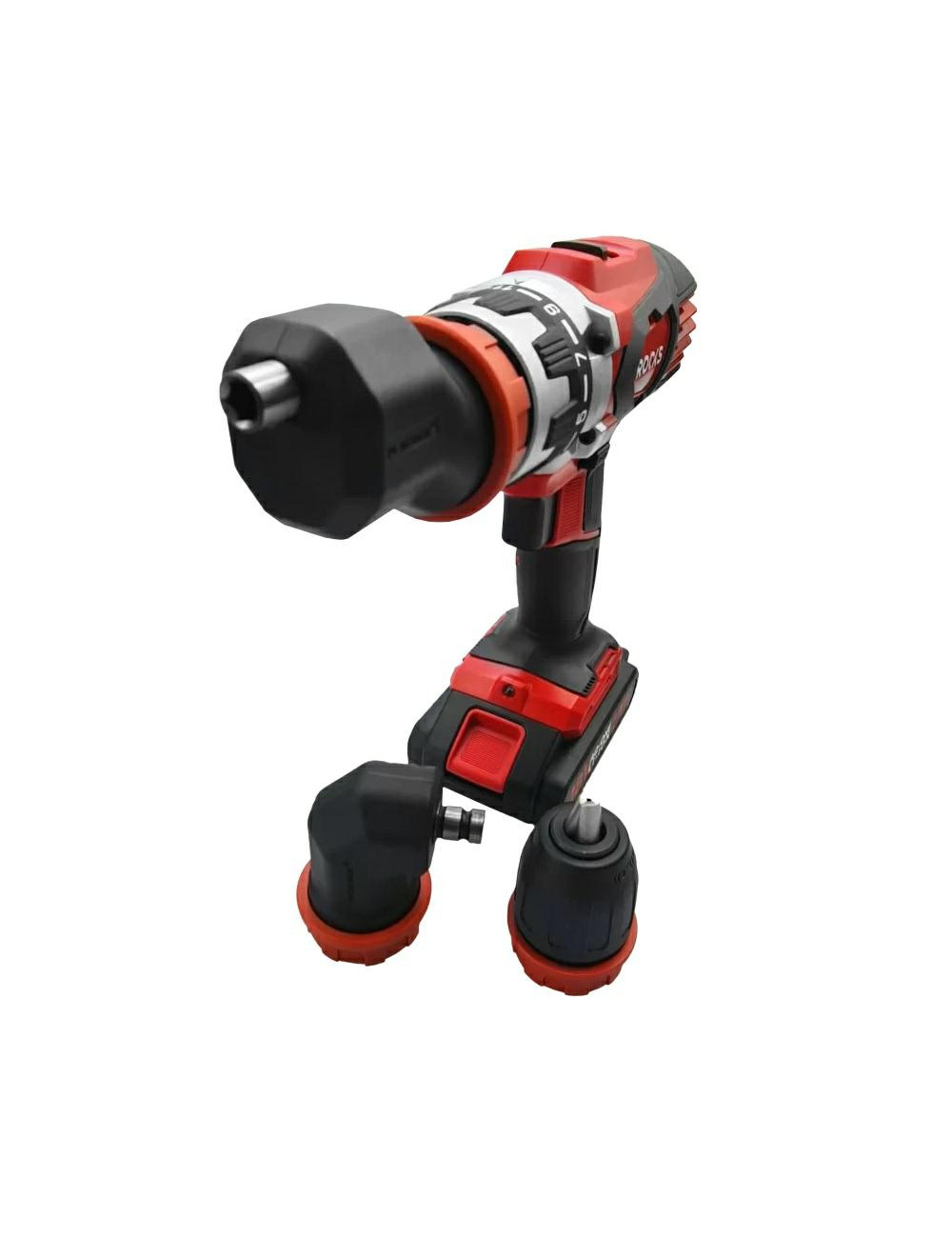 ROOKS WKRĘTARKA 18V AQ-ONE 1x2,0Ah 3 WYMIENNE UCHWYTY