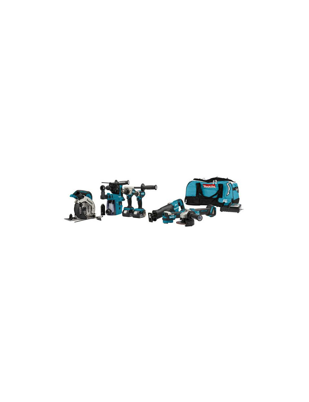 MAKITA ZESTAW COMBO 18V (DTD153+DDF486+DGA504+DHS660+DHR243+DJR187+DTM52) DLX7020TX1