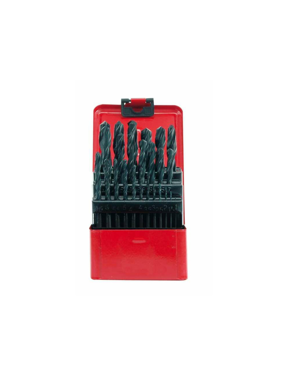 VOREL WIERTŁO METAL CZARNE KOMPLET 25szt. 1,0-13,0 22250