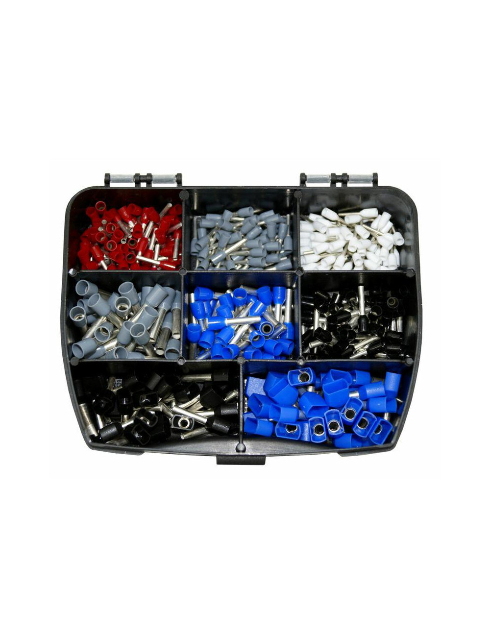 BM ZESTAW KOŃCÓWEK TULEJKOWYCH 370szt. IZOLOWANYCH