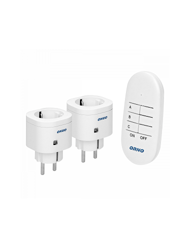 ORNO ZESTAW 2x GNIAZDA + PILOT