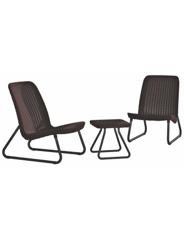 KETER MEBLE OGRODOWE ZESTAW RIO BRĄZ