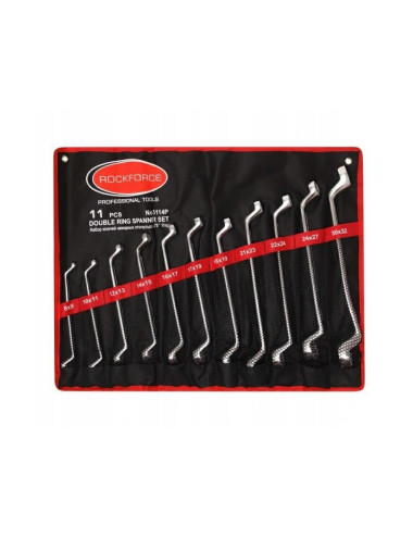 ROCKFORCE KLUCZ OCZKOWY ODGIĘTY 11cz.