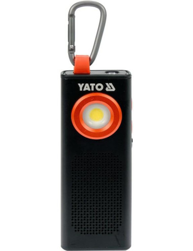 YATO LATARKA ROBOCZA 500LM, 2000MAH, GŁOŚNIK