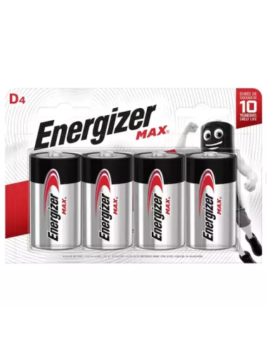 ENERGIZER BATERIA MAX LR-20 ALK. 4szt.