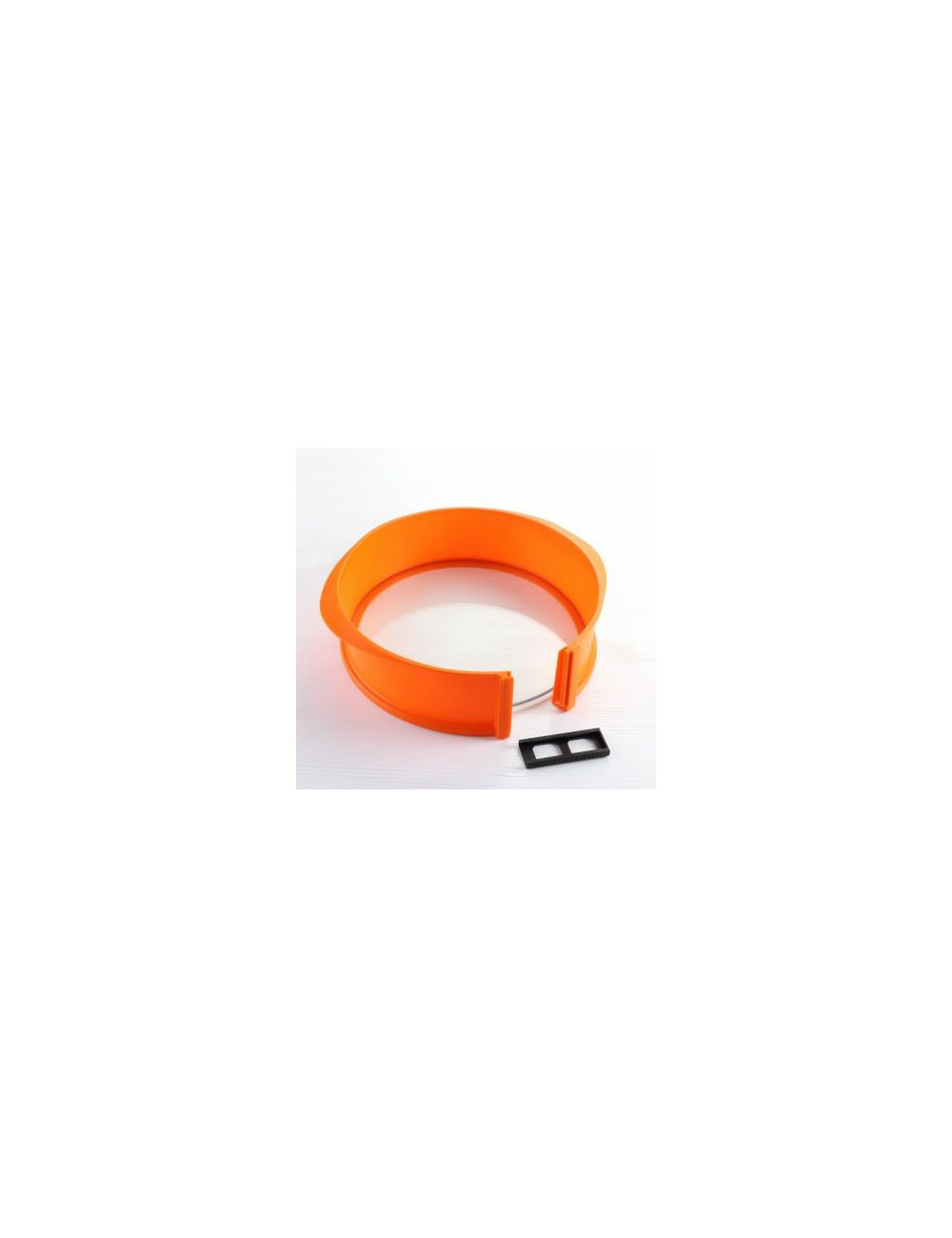 TIROSS TORTOWNICA OKRĄGŁA 25cm SILIKONOWA ZE SZKLANYM DNEM