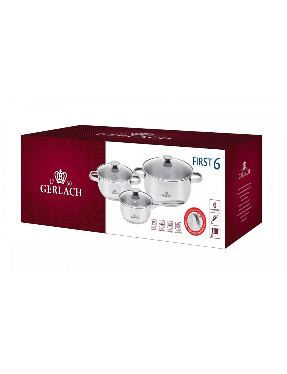 GERLACH ZESTAW GARNKÓW FIRST 6 ELEMENTÓW