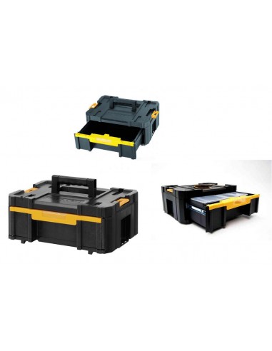 DEWALT SKRZYNIA NARZĘDZIOWA TSTAK III SZUFLADA + 6 ORGANIZERÓW DWST1-70705