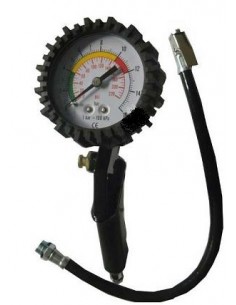 PISTOLET DO POMPOWANIA Z MANOMETREM GEKO