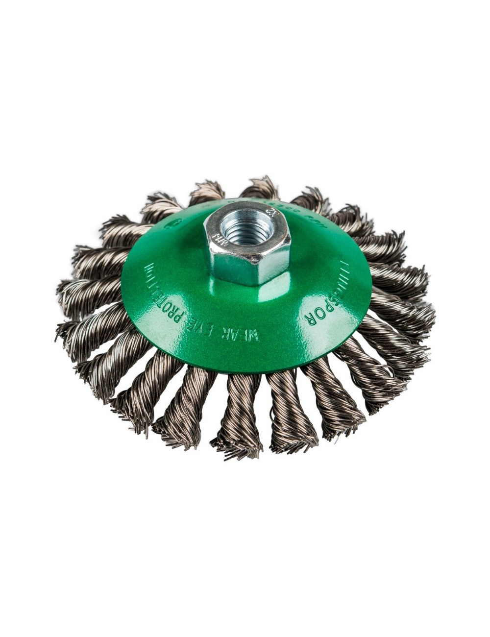KLINGSPOR SZCZOTKA STOŻKOWA 115mm M14 BK600Z DRUT SKRĘCANY NIERDZEWNY