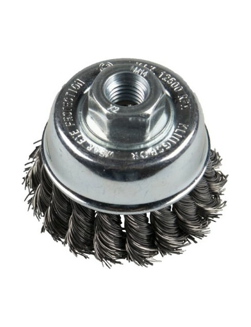 KLINGSPOR SZCZOTKA GARNKOWA 65mm M14 BT600Z DRUT SKRĘCANY