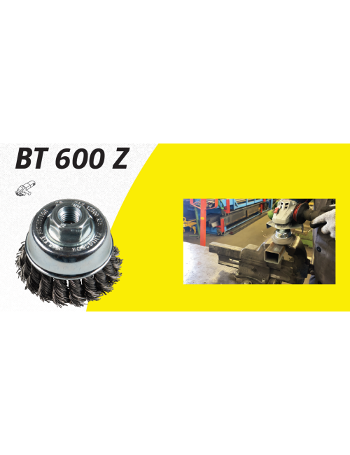 KLINGSPOR SZCZOTKA GARNKOWA 65mm M14 BT600Z DRUT SKRĘCANY