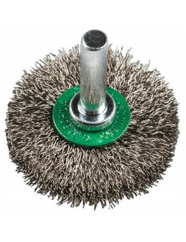 KLINGSPOR SZCZOTKA TARCZOWA 70mm TRZPIEŃ BRS600W DRUT FALISTY NIERDZEWNY