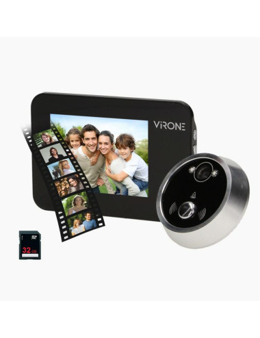 ORNO ELEKTRONICZNY WIZJER DO DRZWI 3,5 CALA