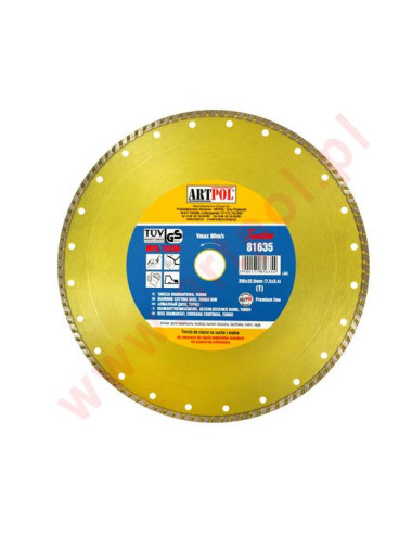 TARCZA DIAMENTOWA 350 x 32 25,4 22,2m TURBO AR
