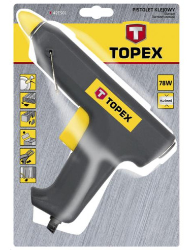 TOPEX PISTOLET DO KLEJU NA GORĄCO 11mm 78W