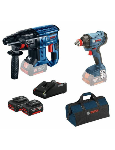 BOSCH MŁOT GBH 180-LI + GDX 180-LI 2x4,0Ah +TORBA