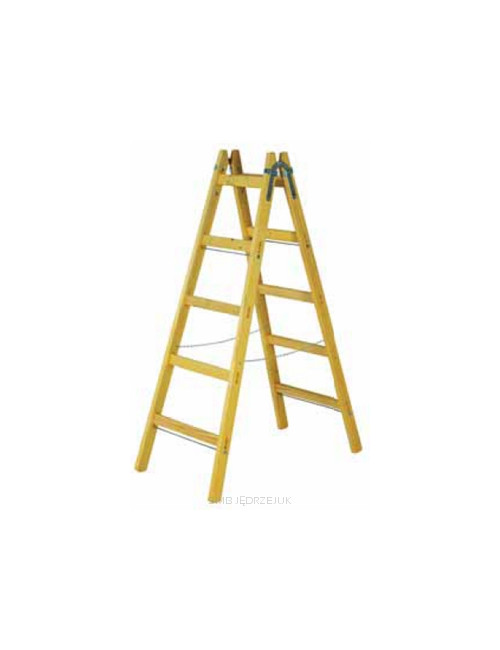 DRABINA DREWNIANA 130 CM 4 SZCZEBLE