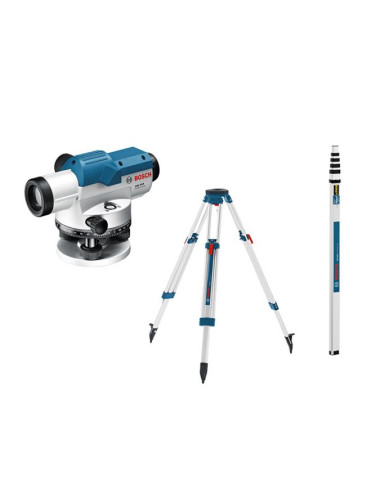 BOSCH NIWELATOR OPTYCZNY GOL 20 G + STATYW BT160 + ŁATA GR500