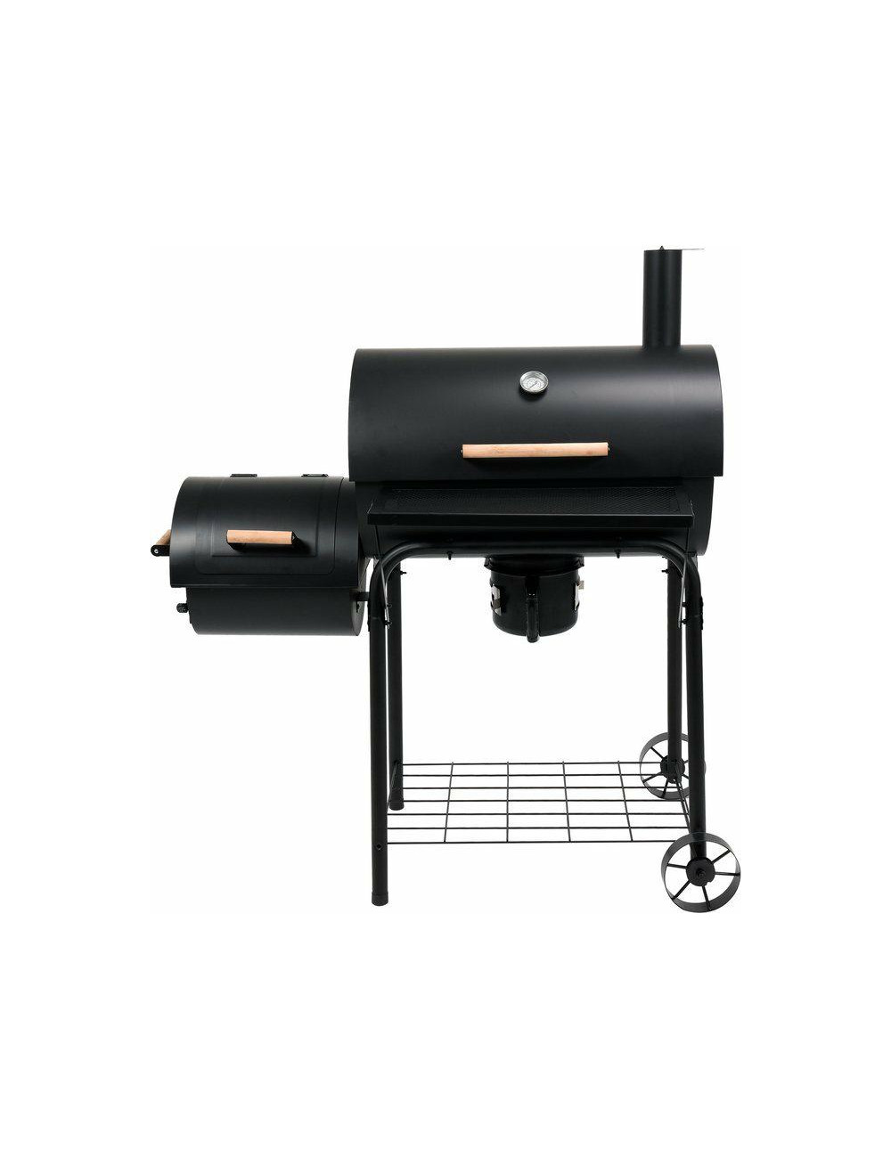 LUND GRILL WĘGLOWY Z WĘDZARNIĄ XXL 64x37 cm