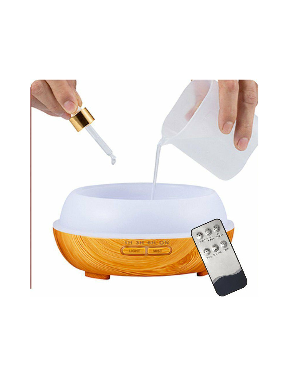 LUND NAWILŻACZ POWIETRZA DYFUZOR ZAPACHU 500ml CIEMNE DREWNO Z PILOTEM