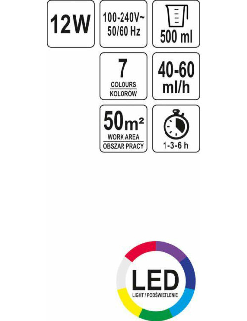 LUND NAWILŻACZ POWIETRZA DYFUZOR ZAPACHU 500ml CIEMNE DREWNO Z PILOTEM