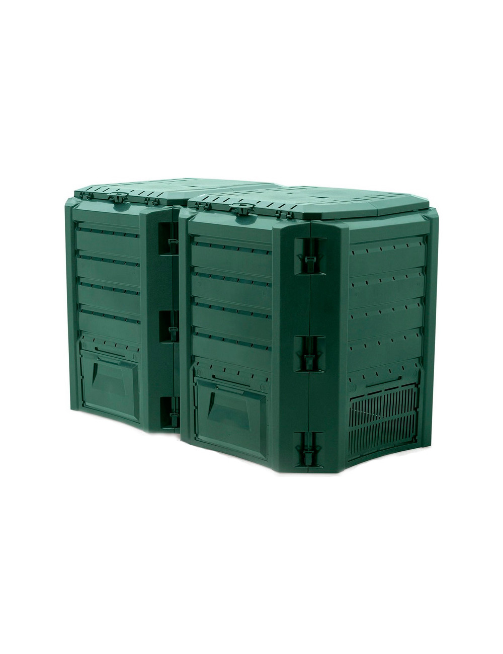 PROSPERPLAST KOMPOSTOWNIK 1600L ZIELONY 2610 x 719 x 826mm 4 SEGMENTY