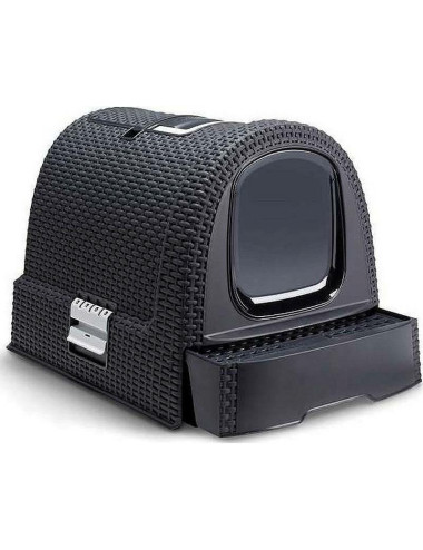 CURVER TOALETA DLA KOTA GRAFIT SZARY