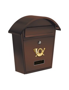 VOREL SKRZYNKA NA LISTY 380x320x105mm BRĄZ