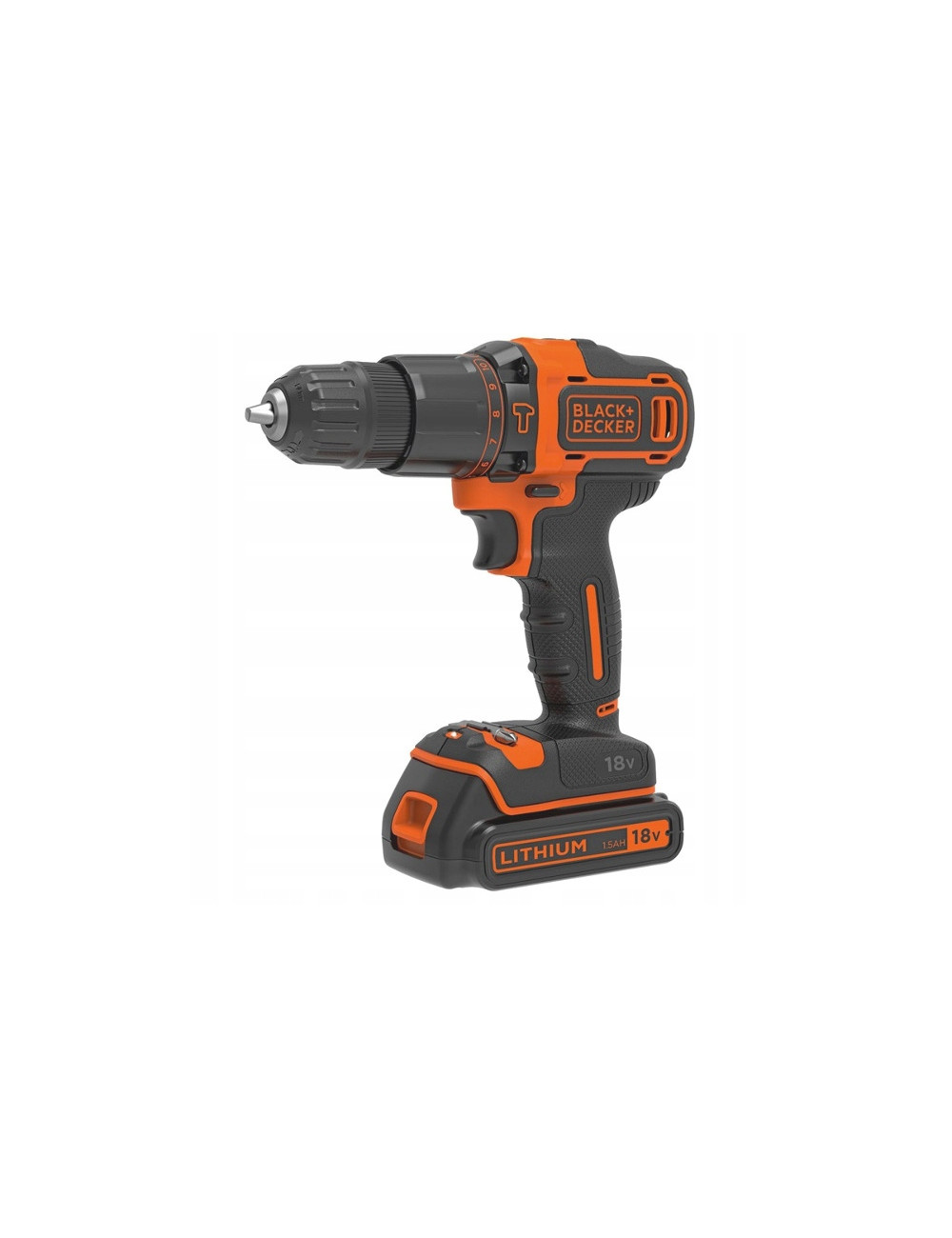 BLACK + DECKER ZESTAW 18V WKRĘTARKA + ZAKRĘTARKA 1x1,5Ah + TORBA
