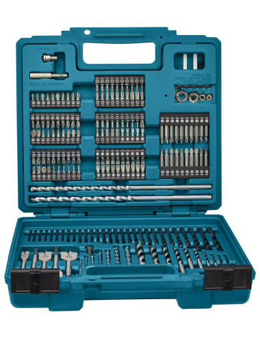 MAKITA ZESTAW NARZĘDZI RĘCZNYCH AKCESORIÓW W WALIZCE 256szt.