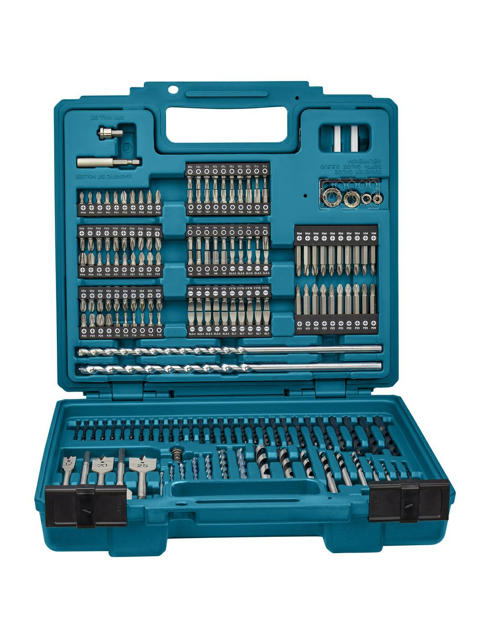 MAKITA ZESTAW NARZĘDZI RĘCZNYCH AKCESORIÓW W WALIZCE 256szt.