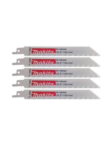 MAKITA BRZESZCZOT DO PIŁY SZABLASTEJ 150mm 5szt METAL P-04955