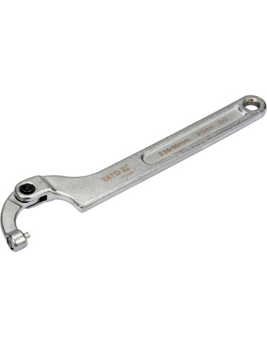 YATO KLUCZ HAKOWY OKRĄGŁY BOLEC, PRZEGUBOWY 35-50mm YT-01676