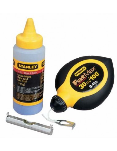 STANLEY SZNUR TRASERSKI FatMax® + KREDA + MARKER